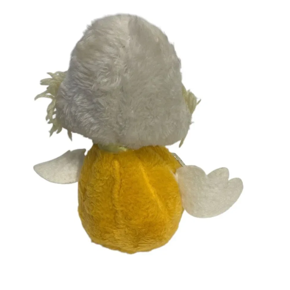 Vintage Eden‎ Duck Rattle inside Stuffed Animal Plush Bow 9